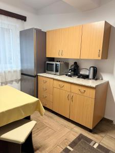 Køkken eller tekøkken på Casa Crisan