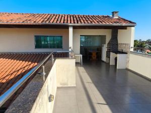 En balkon eller terrasse på Pousada Recanto Solarium