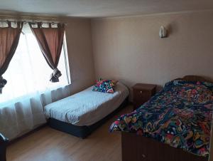 Postel nebo postele na pokoji v ubytování Alojamiento departamentito Viña del mar Chile Casa Segundo piso en arriendo completo