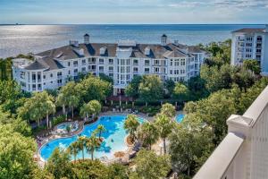 an aerial view of a resort with a swimming pool at Sandestin Golf and Beach Resort in Destin