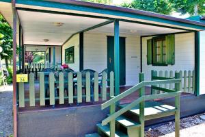A balcony or terrace at Camping Village Mar y Sierra