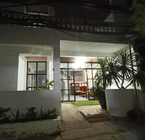 a view of a house at night at RenSea Haven Boracay Rm10 in Boracay