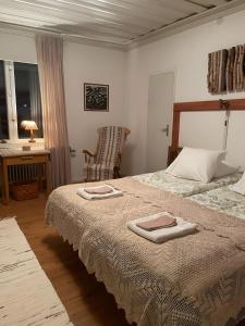 En eller flere senge i et værelse på Lapland Nature and Health