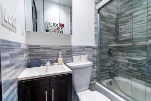 Et badeværelse på Central Park Residence in New York