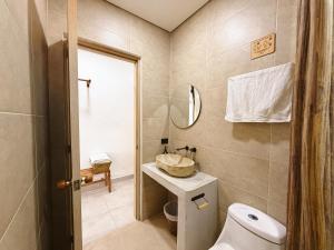 Et badeværelse på Hotel Boutique de playa - Casa Solhu