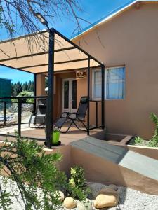 Ban công/sân hiên tại Cabañas Los Teros