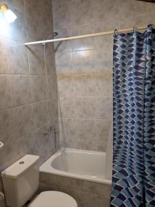 Koupelna v ubytování Rincón de Montaña