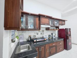 Nhà bếp/bếp nhỏ tại Charming Retreat