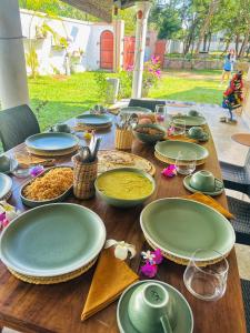 Mad i villaen eller i nærheden