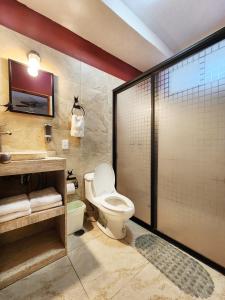 Et badeværelse på Hacienda San Miguel