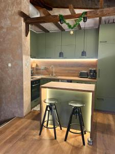 Køkken eller tekøkken på Chepelare Holiday Guest House