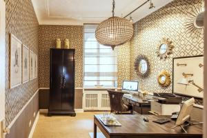 TV a/nebo společenská místnost v ubytování Hotel Elba am Kurfürstendamm - Design Chambers