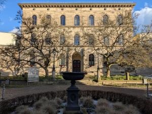 En have udenfor Badischer Neubau-Ruhe-Kunst-Natur