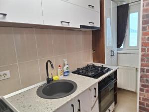 Køkken eller tekøkken på Sir Fundeni Hotel