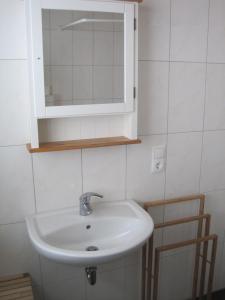 Koupelna v ubytování Apartments im Schwedenstil