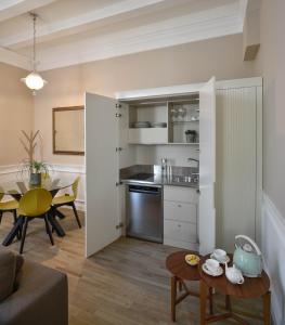 Dapur atau dapur kecil di Palazzo Bovio - Boutique Apartments