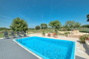 Basen w obiekcie Beautiful villa Palera with private pool near Pula lub w pobliżu
