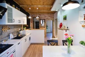 Køkken eller tekøkken på Apartament Varmia