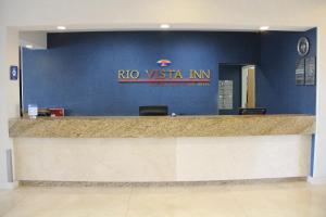 The lobby or reception area at Rio Vista Inn Business High Class Hotel Poza Rica