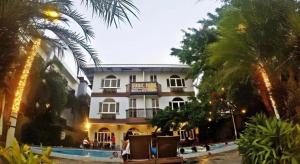 Bygningen som hotellet ligger i