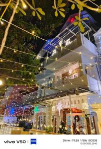 Bygningen som pensionatet ligger i