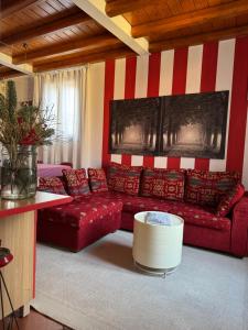 Khu vực ghế ngồi tại Casa Vacanza Castagna