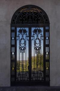 a window with an iron gate with a view at Om infinity - Pre opening in Tupungato +21 photos