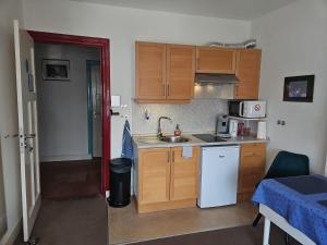 Kuchyň nebo kuchyňský kout v ubytování BnB Sharon's and Ser's place in Heer-Maastricht