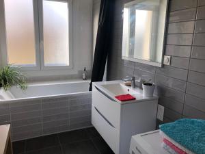 Et badeværelse på Dunkerque Malo Centre - 1km mer et plage