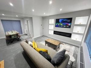 Et tv og/eller underholdning på Sea View House Marske-by-the-Sea NEW LISTING PREMIUM SPECIAL + 23 billeder