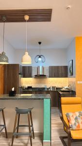 Kuchyň nebo kuchyňský kout v ubytování Westwood Residences