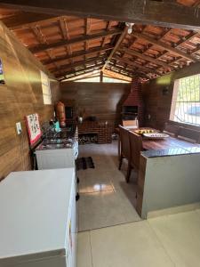 Køkken eller tekøkken på Sítio Mirante da Mata