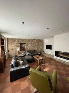 Posezení v ubytování Can Ricart