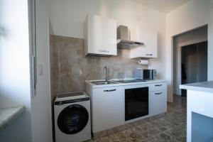 Køkken eller tekøkken på Casa vista Campobasso SmartCheck-In & Wifi Fibra