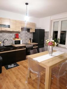 Kuchyň nebo kuchyňský kout v ubytování Very nice apartment F2 Suite Alyssa