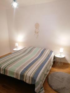 Postel nebo postele na pokoji v ubytování Very nice apartment F2 Suite Alyssa