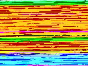 a close up of a colorful computer screen at Apartment Fe-Wohnung Augsburg by Interhome in Augsburg