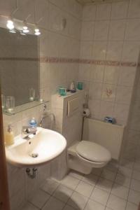a bathroom with a white toilet and a sink at Apartment Santa Maria by Interhome in Nettersheim