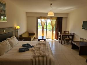 Et opholdsområde på Euronapa Hotel Apartments