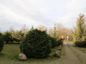 a large bush sitting on the side of a road at Apartment Urlaubszuhause by Interhome in Naundorf