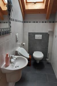 a bathroom with a sink and a toilet at Apartment Jutta by Interhome in Guttenberg +8 photos