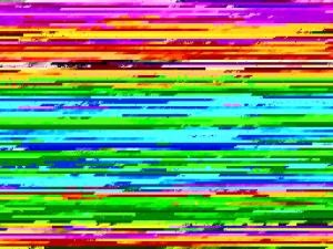 a close up of a computer screen with colored lines at Apartment mit Pool by Interhome in Bad Schmiedeberg