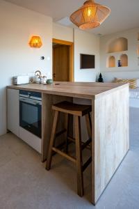 Kuchyň nebo kuchyňský kout v ubytování Can Jeannette Vue Mer & Montagne - Lodge 2