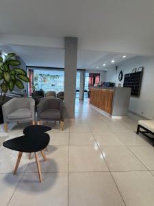 Et opholdsområde på Hotel Victory