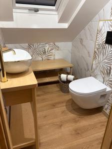 Et badeværelse på Domek na Kaszubach u Doroty