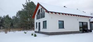 Bygningen som feriehuset ligger i