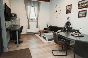 Posezení v ubytování Apartment Kompas