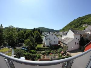 a view of a town from the balcony of a house at Apartment Haus Budinger by Interhome in Alf
