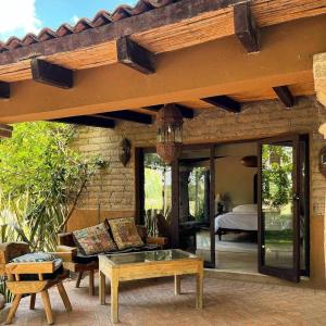 En balkon eller terrasse på Finca la Devoción Hotel y Aguas Termales X TECAL LIVING