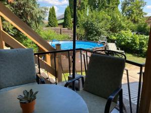 Bazén v ubytování Müller's holiday home Harmony nebo v jeho okolí